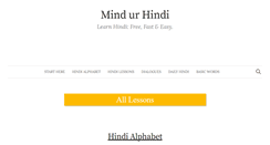 Desktop Screenshot of mindurhindi.com